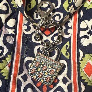 🧡Vera Bradley Bag Charm🧡Sun Valley Paisley Print